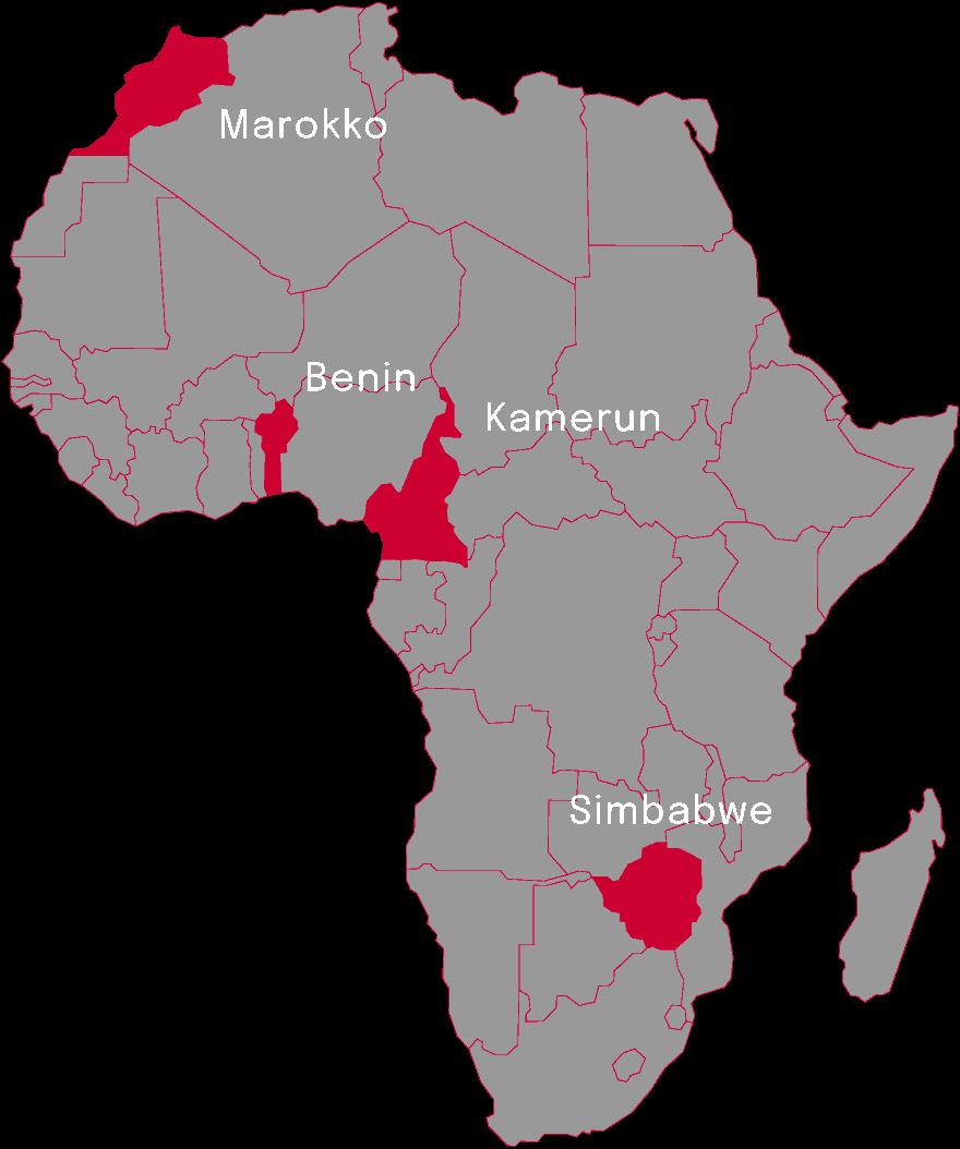 Upskilling Standorte Afrika